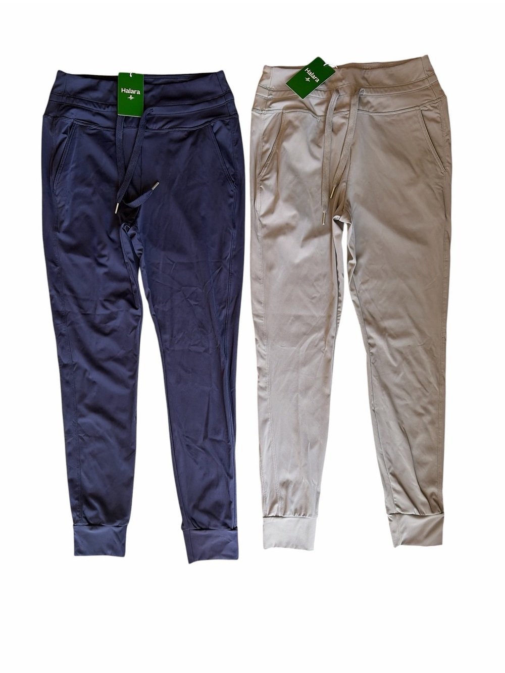 Halara SoftlyZero Joggers Bundle 2 Pack Size Medium Navy Grey Taupe NWT